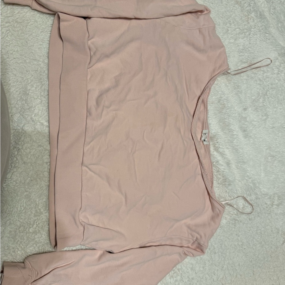 Garage Light Pink Long Sleeve Top